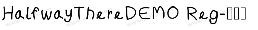 HalfwayThereDEMO Reg字体转换